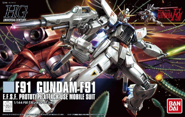 Bandai 167 Gundam F91 HGUC 1/144 Model Kit