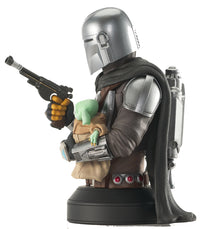 STAR WARS THE MANDALORIAN WITH GROGU PX 1/6 SCALE BUST