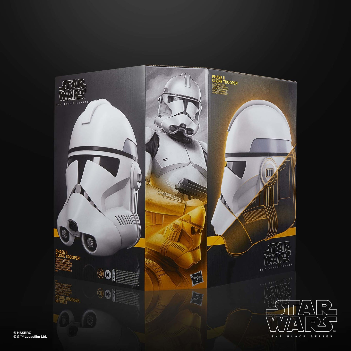 Hasbro Star Wars: The Black Series Star Wars: Phase II Clone Trooper Premium Electronic Helmet