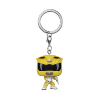 POCKET POP MMPR 30TH YELLOW RANGER KEYCHAIN