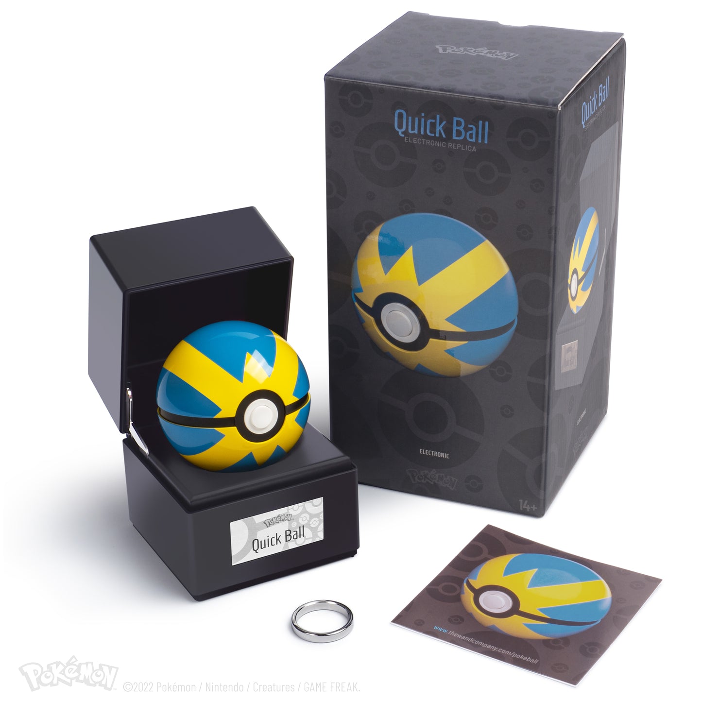 POKEMON DIE CAST QUICK BALL REPLICA