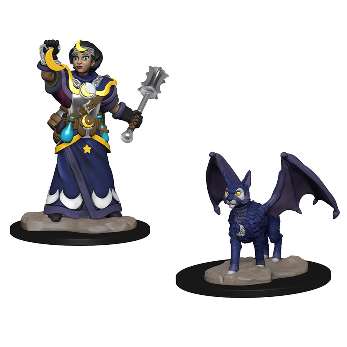 WizKids Wardlings: W01 Girl Cleric & Winged Cat