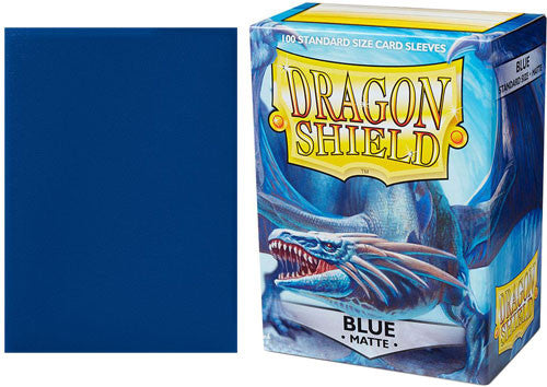 Dragon Shields: (100) Matte Blue