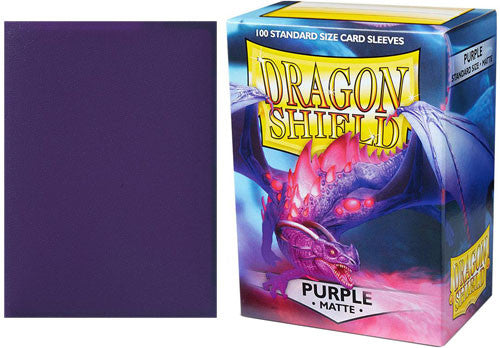 Dragon Shields: (100) Matte Purple