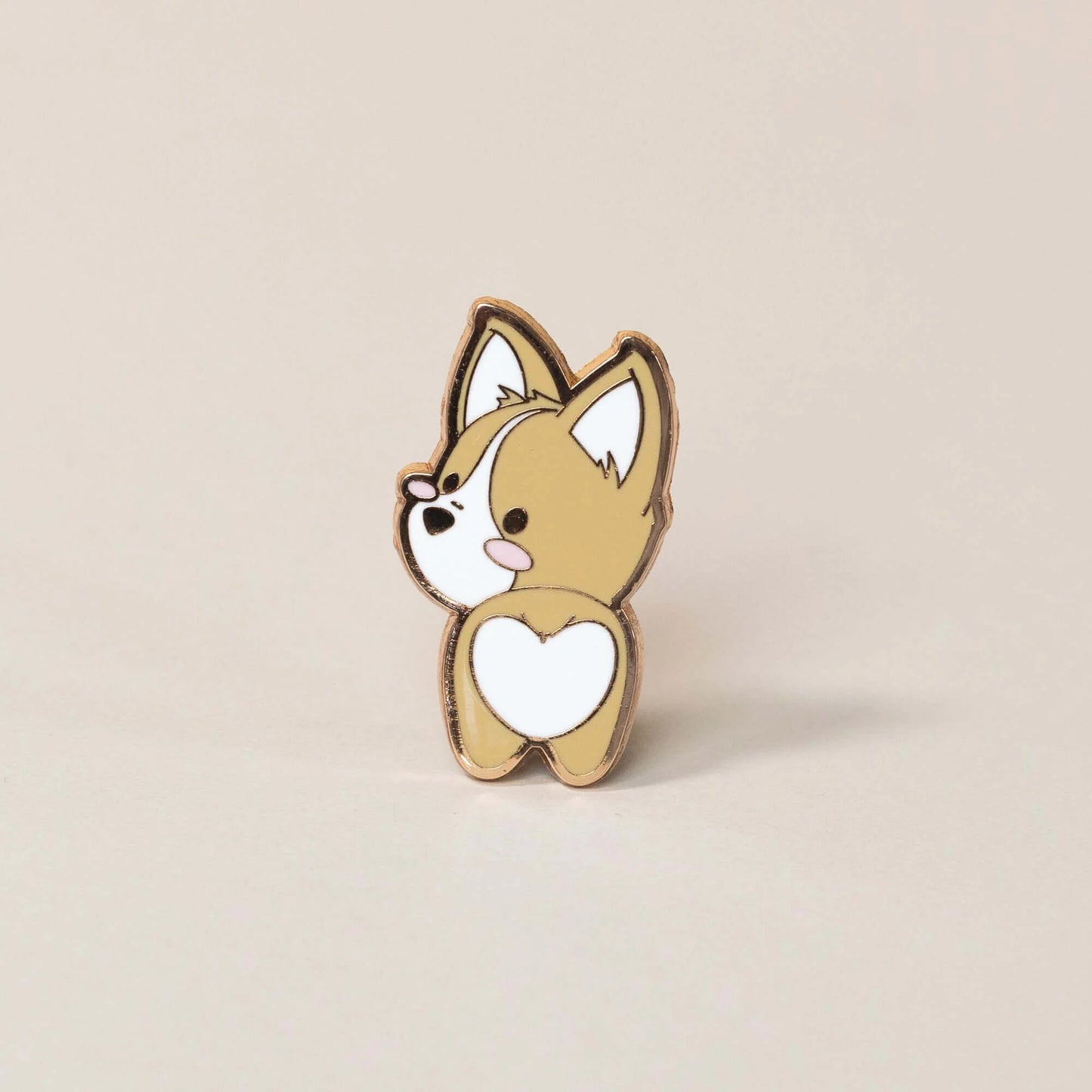 CORGI ENAMEL PIN - BUTT