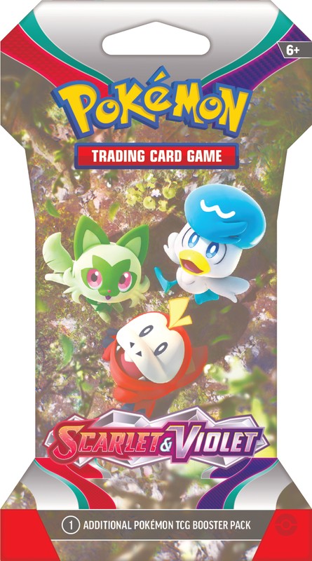 Pokemon Scarlet and Violet Sleeved Booster