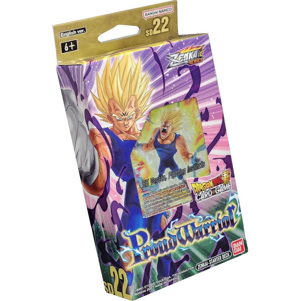 Dragon Ball Super TCG: Starter Deck 22 Proud Warrior Vegeta