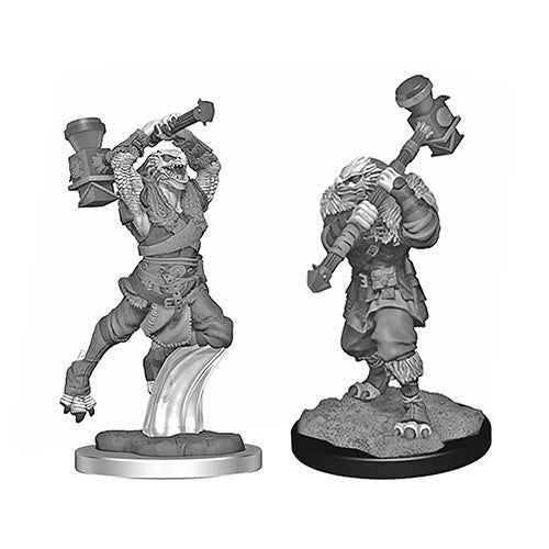 Critical Role Unpainted Miniatures: W01 Bugbear Fighter Male